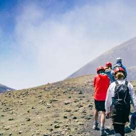 Randonnée aux cratères sommitaux de l'Etna, versant nord