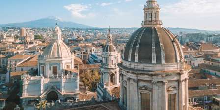 A guided cave tour in Catania