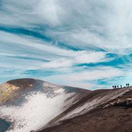 Etna: Půldenní prohlídka s průvodcem a turistika