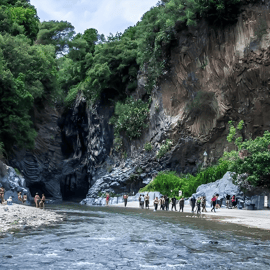 Excursión de un día al Etna y las gargantas del Alcántara