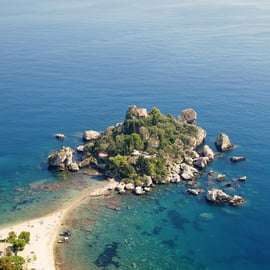 Depuis Catane : Taormine, Isola bella et Castelmola