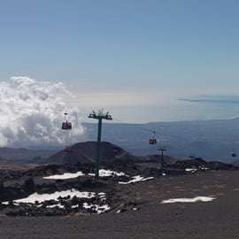 Trekking na vrchol Etny u Catanie s lanovkou a vulkanologem