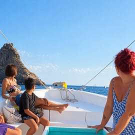 Cyclops Riviera Boat Tour from Acitrezza with Swim Stop