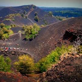 Vanuit Catania: Etna Zonsondergang Tour