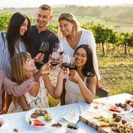 Private Etna Wine Tasting with Homemade Lunch and Pickup