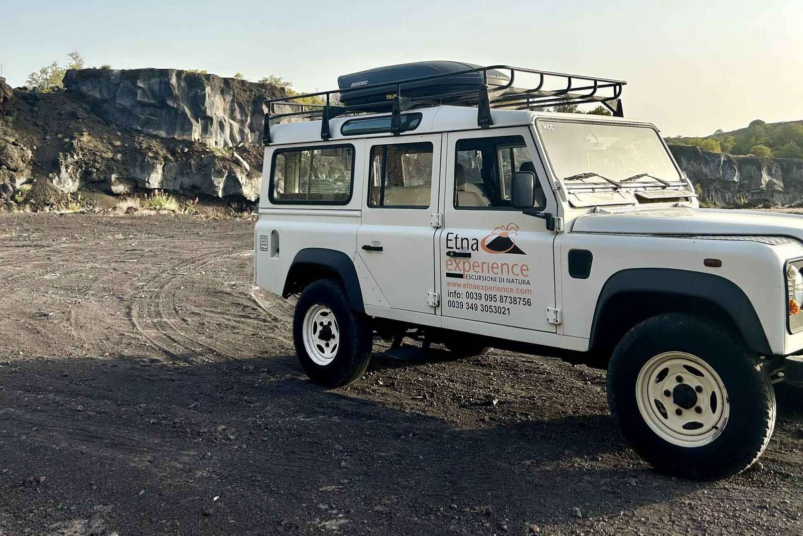 Depuis Catane : 4x4 Mt Etna Jeep Tour