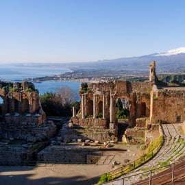 De Catania: Viagem de 1 dia ao Monte Etna e Taormina