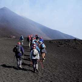 Randonnée au sommet de l'Etna avec téléphérique et guide