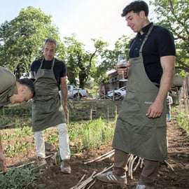 Sicilian Cooking Class in a Professional Kitchen on Mount Etna with an Organic Vegetable Garden