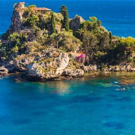 Depuis Catane : excursion à Taormine, Isola Bella et Castelmola