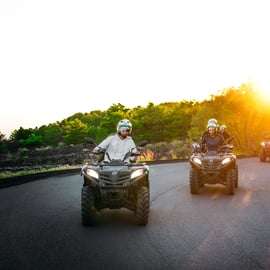 Výlet na čtyřkolkách na Etnu: 20 km lávovými poli z Nicolosi