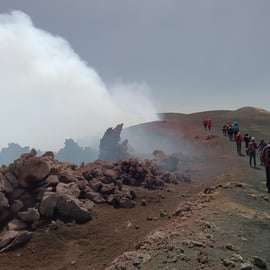 Trekking na vrchol Etny u Catanie s lanovkou a vulkanologem