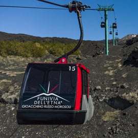 Etna: Zwrotny bilet na kolejkę linową Funivia dell'Etna