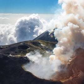 Fiumefreddo: Groepsvlucht per helikopter over de Etna