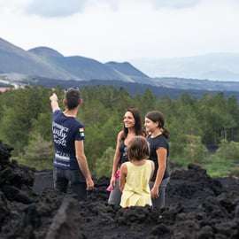 From Catania: Mount Etna and Alcantara River Tour