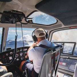 Fiumefreddo: Groepsvlucht per helikopter over de Etna