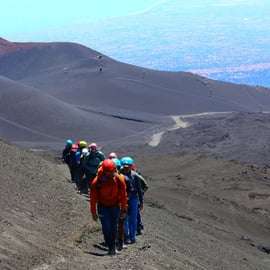 Trekking na vrchol Etny u Catanie s lanovkou a vulkanologem